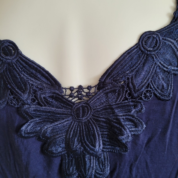 Style & Co Sleeveless Sheer Open Over Front 1X - Picture 4 of 7